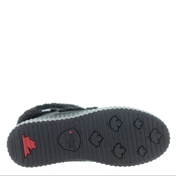 Pajar Canada waterproof Sherpa black boots with laces - Picture 3 of 8